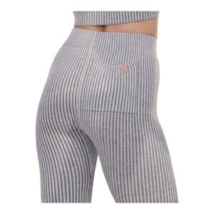 LUNYA Women’s Cozy Ribbed Cotton Silk Bike Shorts Size L Gray